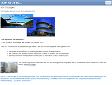Tablet Screenshot of aiv-stuttgart.org